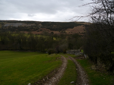 Looking across Lupton Beck to the flanks of Farleton Fell