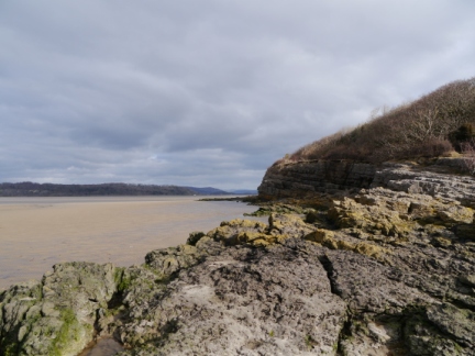 The limestone edge at Blackstone Point