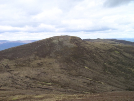 Looking back at Creagan Gorm