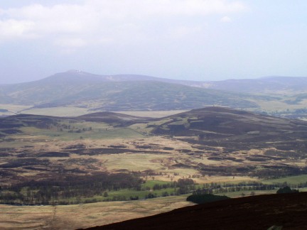 Looking across Glen Esk towards Mount Battock