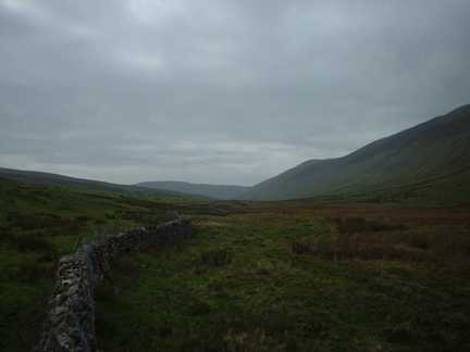 Barbondale with the slopes of Middleton Fell on the right