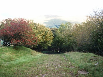 The path leading down into Flintergill