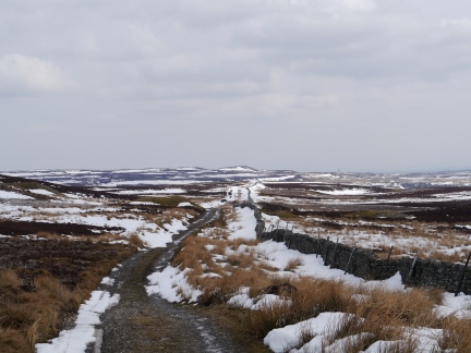 Track leading to Black Hill from Collier Gate