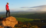 Watching the sun going down from Crookrise Crag