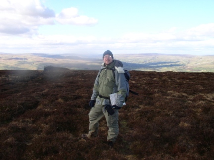 On the unmarked top of Height of Hazely