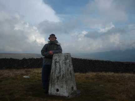 By the trig point on Horse Head