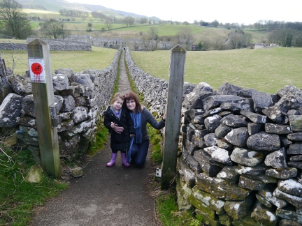 Lisa and Rhiannon on Sedber Lane