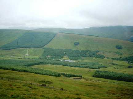 Looking across to Snaizeholme Fell