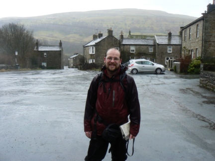At the end of a soggy but interesting walk