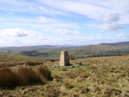 The trig point on South Nab