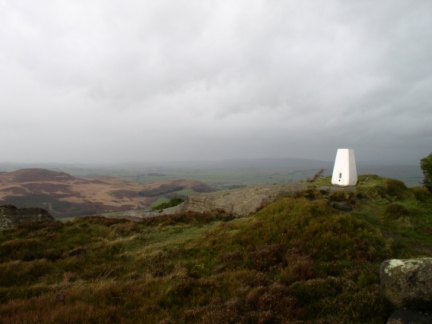 The trig on Crookrise Crag