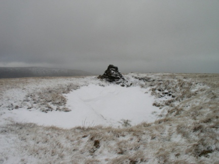 The summit cairn on Great Coum