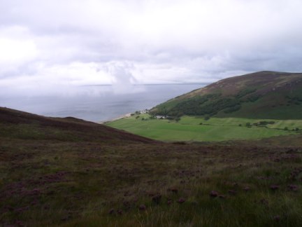 Looking back down towards Catacol