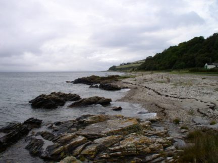 A section of the west Arran coastline between Thundergay and Pirnmill