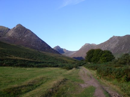 The entrance to Glen Sannox