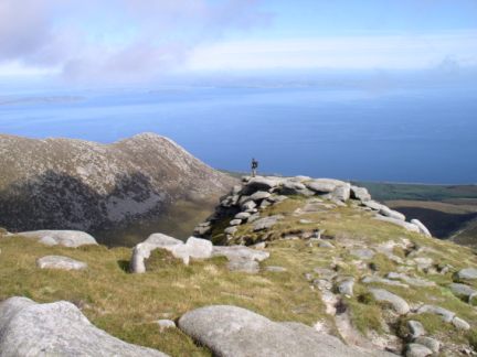 On the Meall Breac ridge