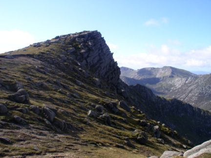 Approaching the top of Mullach Buidhe