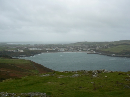 Looking back down at Port Erin