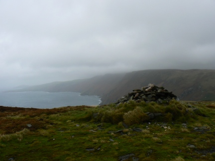The top of Bradda Hill