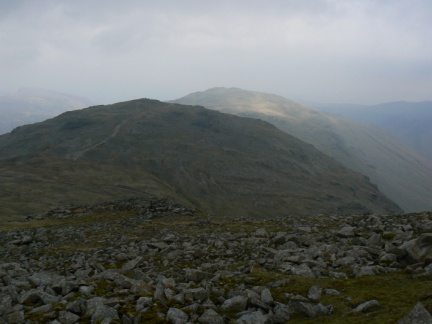 Allen Crags and the more distant Glaramara