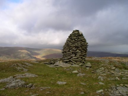 The cairn on Artle Crag