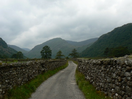Base Brown from the road to Thorneythwaite Farm