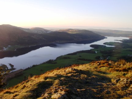 Bassenthwaite Lake from the top of Dodd