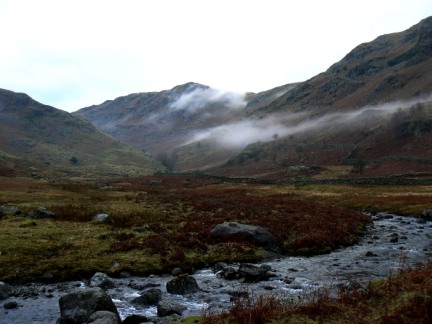 Looking back at Calf Crag