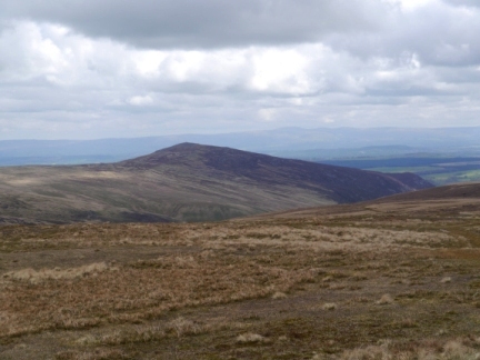Carrock Fell and the distant line of the North Pennines