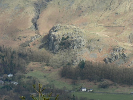 Looking across the valley to Castle Rock