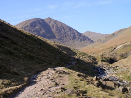 Looking up Glenridding towards Catstye Cam