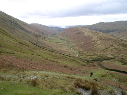 Dave climbing Scot Rake