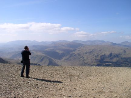 Dave on Helvellyn