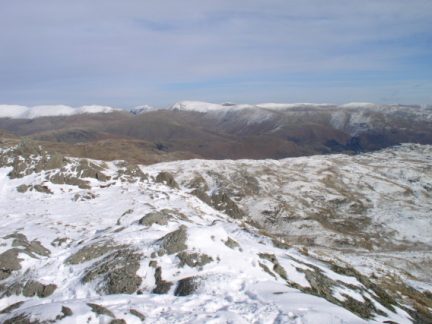 The Eastern Fells from Pavey Ark