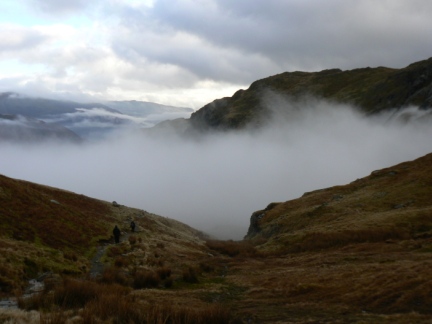 Mist at the head of Far Easedale