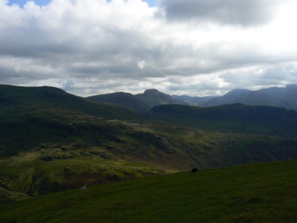 The view towards Great Gable from Seatallan
