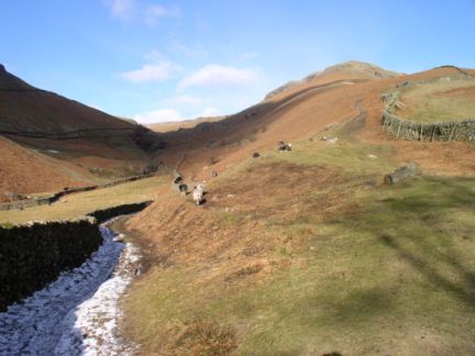 The entrance to the Green Burn valley