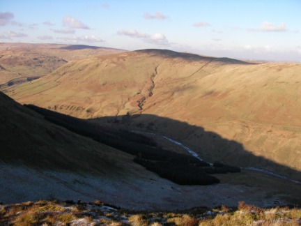Looking across Borrowdale to Greenside