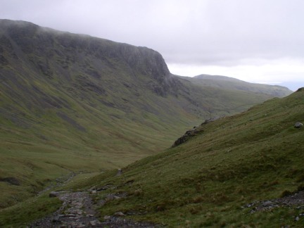 Looking across Gillercomb to Raven Crag on Grey Knotts