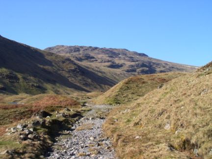 Grey Knotts from the track up to Honister Hause