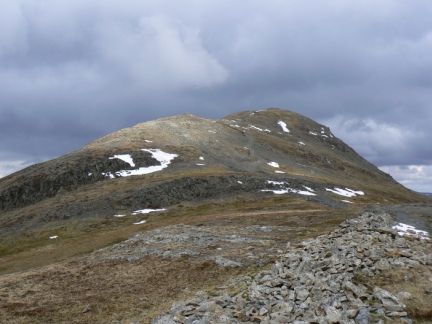Looking back at Grisedale Pike