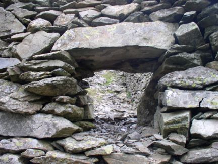 The hole in the wall we had to crawl through