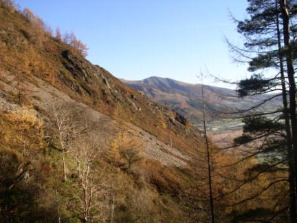 Looking across Barf to Skiddaw Little Man
