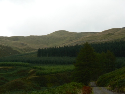 Lord's Seat from the Aiken Valley