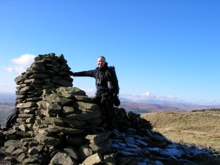 Matt on Whinfell Beacon