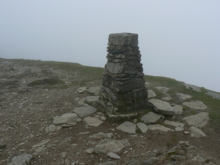 The trig point on the Old Man