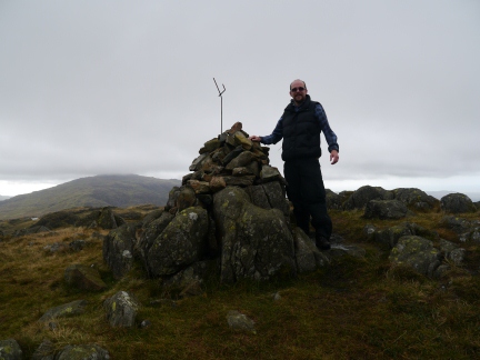 On the top of Hard Knott