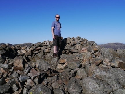 On the top of Kirk Fell