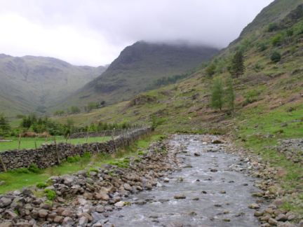 The River Derwent and Seathwaite Fell