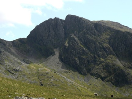 The awe inspiring Scafell Crag